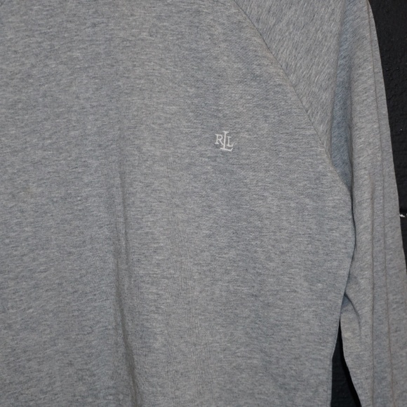 NWT Lauren RALPH LAUREN Heather gray cotton top - Picture 2 of 4